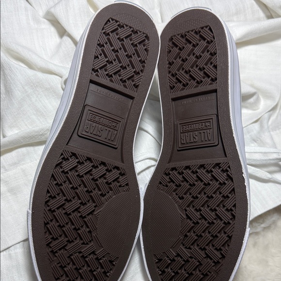 Converse Metallic Silver Star Player Low Top Sneakers - Size 10 - Picture 7 of 8